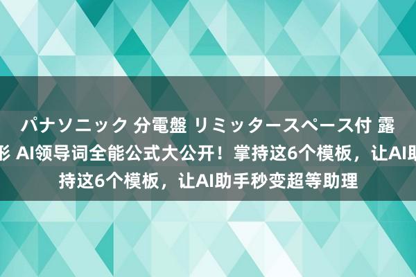 パナソニック 分電盤 リミッタースペース付 露出・半埋込両用形 AI领导词全能公式大公开！掌持这6个模板，让AI助手秒变超等助理